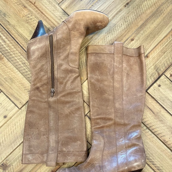 INC International Concepts Distressed Taupe Lester Boots - Picture 5 of 7